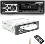 Autoradio avec lecteur CD Bluetooth mains libres, Bluetooth 1 DIN USB/TF/lecteur MP3/AUX in,radio FM/AM, RDS, RCA, fonction de recherche automatique, 60 W x 4, fonction de charge rapide