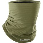 Salomon RS Warm Cache-Cou Unisexe, Confortable et Doux, Parfait pour le Ski, Course à Pied, Randonnée et Marche, Vert, Taille Unique