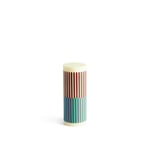 HAY - Column Candle Medium - Yellow, brown, light blue and army - Flerfärgad - Ljus