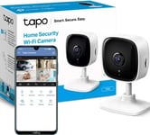 Tapo Pan/Tilt Smart Security Camera, Baby Monitor, Indoor CCTV, 360° Rotational