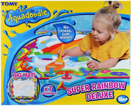 Aquadoodle Super Rainbow Deluxe Large Water Doodle Mat, Official TOMY No Mess Co