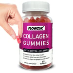 Collagen Gummies supplements High Strength & Biotin Vitamin C, E Joints Flowzuk