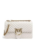 Pinko Love One Classic Sac porté épaule blanc