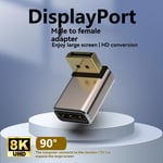 NÖRDIC Displayport-adapter hane till hona 8K60Hz 4K144/120/60Hz