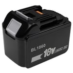 EXTENSILO Batterie compatible avec Makita DHS630RTJ, DHS630ZJ, DHS660, DHS660RTJ, DHR243RMJV, DHS630RFJ outil électrique (6000 mAh, Li-ion, 18 V)