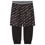 Versace Black Logo Print Shorts and Sweat Pants Set | Svart | 14 years