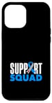 Coque pour iPhone 12 Pro Max Sensibilisation au diabète de type 1 de l'équipe de soutien