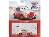 Coffret Cars : Voiture Kelly Beambright - Set Véhicule Miniature Jaune Et blanch