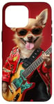 iPhone 16 Pro Max Chihuahua Dog lovers Rock music Cute pets Pet Fun Case