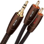 Audioquest BIG SUR High-End Audio Cable 3.5 MM Stereo Jack 3.5mm to RCA Interconnect 1,5 m