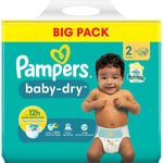 Pampers Baby Dry Mini 4-8kg Size 2 78 Pieces