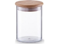 Zeller Zeller, Glasbehållare med bambulock, 750 ml