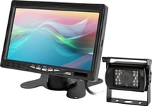 Nvox 7-Tommers Lcd Bilmonitor, Kamera Med Ir-Dioder Og Parkeringssensorer