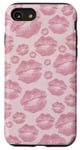 iPhone SE (2020) / 7 / 8 Lip Stick Pink Kisses Marks Valentine Makeup Lover For Girls Case