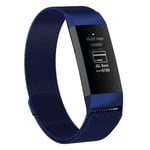 Magnetiskt Fitbit Charge 3 band - Blått