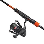 Berkley URBN II Dropshooter Combo, Canne à pêche et Moulinet Combo, Lure Fishing Spinning Combo, Predator Fishing,Pike/Perch/Zander, Unisex, Black, 2.4m, 5-25g