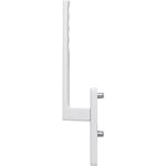 HOPPE Poignée de porte coulissante Toulon PZ - Poignée de porte de balcon extérieure - Longueur : 253 mm - Aluminium blanc