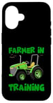 Coque pour iPhone 16 Tracteur amusant pour enfants - Amateur de tracteur d'entraînement