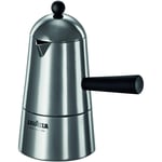 Lavazza Coffee Maker Carmencita for 1 Cup in Polished Aluminum