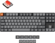 Keychron K1 Max Wireless Custom Mechanical Keyboard, TKL (80%) Layout Low-profi