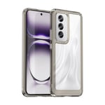 Oppo Reno 12 Soft Gel Bumper Case [Clear Grey]