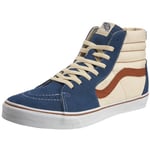 Vans Sk8-hi Unisex Adults Hi-Top Sneakers, Blue (Stv Navy/Coconut Shell), 9.5 UK (44 EU)