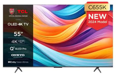 TCL 55C655K 55” QLED 4K UHD Google TV (2024)