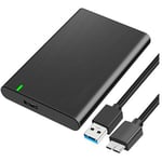 Boîtier Externe 2.5'' HDD/SSD USB3 Sata Alu Sans Vis Blue