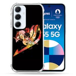 Cokitec Coque Renforcée pour Samsung Galaxy A55 5G Manga Fairy Tail Logo Noir