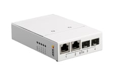 AXIS T8604 Media Converter Switch - fibermedieomformer - 10Mb LAN, 100Mb LAN, 1GbE