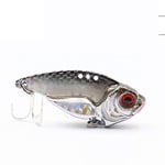 7/10/15/20 g 3D Eyesmetal Vib Blade Lure Sinking Vibration Baits Vibration Artificielle pour Bass Pike Perch Fishing 10 Couleurs 7g Noir