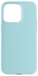 Coque pour iPhone 15 Pro Max Couleur bleu poudré simple