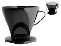 Melitta Filtre À Café, Noir, Plastique, 1 Pz