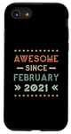 iPhone SE (2020) / 7 / 8 Awesome Since February 2021 Birthday Design Case