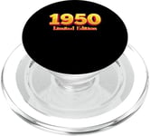 75ème anniversaire homme femme 75 ans 1950 déco drôle cadeau PopSockets PopGrip pour MagSafe