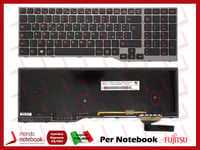 Clavier Notebook Fujitsu LifeBook E753 E557 E754 E756 E554 E556 Retroill. Pas Tr