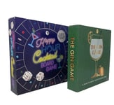 Party Board Games Bundle: The Gin Game & Happy Hour Cocktail Games Combo 18+