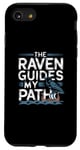 Coque pour iPhone SE (2020) / 7 / 8 Illustration viking nordique The Raven Guides My Path