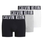 Calvin Klein Kalsonger 3P Intense Power Trunks Vit/Grå bomull Large Herr