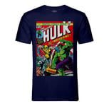 T-Shirt Homme Col Rond The Hulk And Wolverine Couverture Bd Vintage Comics