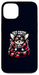 iPhone 13 Get Cozy Chihuahua Hot Cocoa Chocolate Coffee Cold Weather Case