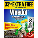 Weedol Pathclear Weedkiller Liquid Concentrate 6 + 2 Tube Free 8 Tubes