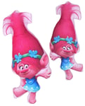 Trolls Poppy - Coussin Forme De Peluche Double Vers 36cm Petit