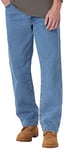 Rustler Men's Classic Regular Fit Jeans, Stonewash, 34W x 30L