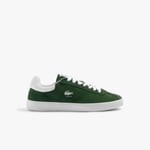 Lacoste Sneakers Baseshot homme en cuir Taille 46.5 Vert Foncé/blanc