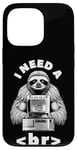 Coque pour iPhone 13 Pro I Need A Break Computer Code Programmation humoristique Paresseux