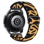 (Zebra Yellow)Nylon Ranneke Samsung Galaxy Watch 4/classic/46mm/active 2/gear S3/amazfit Säädettävä elastinen rannekoru Huawei Gt 2/3 Pro Ranneke - Kellon rannekkeet