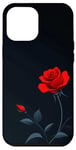 Coque pour iPhone 12 Pro Max Rose Minimalisme Floral Nature Beauté Romance Cadeau