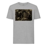 T-Shirt Homme Col Rond Photo Bench In The Bronx On Sunday 1933 Vintage Noir Et Blanc Walker Evans