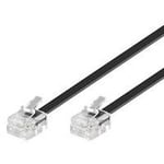 MicroConnect Modular - Telefonkabel - RJ-11 (hann) til RJ-11 (hann) - 3 m - flat